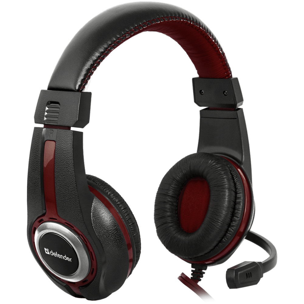 Гарнитура Defender Warhead G-185 Black/Red - 64106