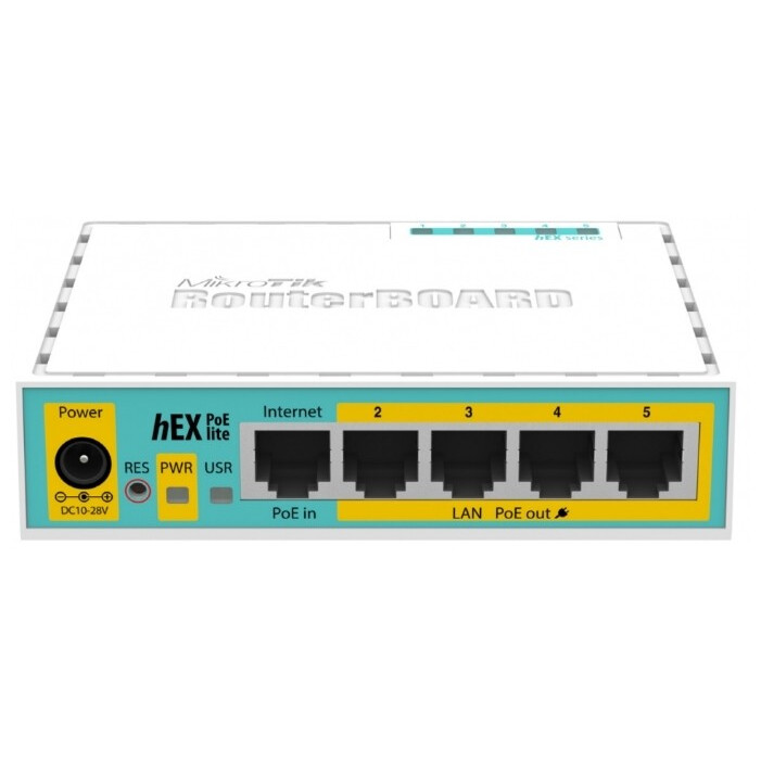 Маршрутизатор (роутер) MikroTik hEX PoE lite - RB750UPr2