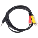 Кабель 3.5 Jack (M) - 3x RCA (M), 1.5м, VCOM CV213-1.5M