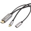 Кабель USB Type-C - DisplayPort, 1.8м, VCOM CU422MCPD-1.8M - фото 2