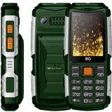 Телефон BQ BQ-2430 Tank Power Green/Silver