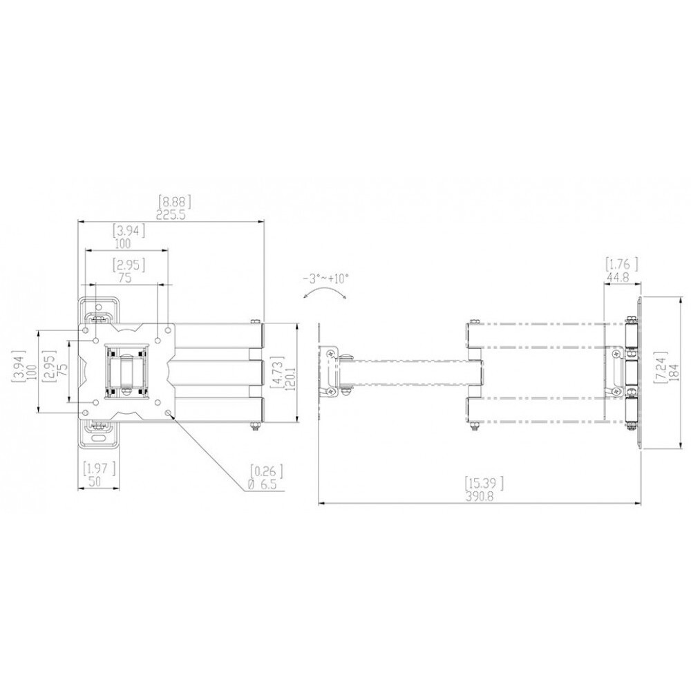 Кронштейн Benatek LCD-COBRA-11B Black - фото 2
