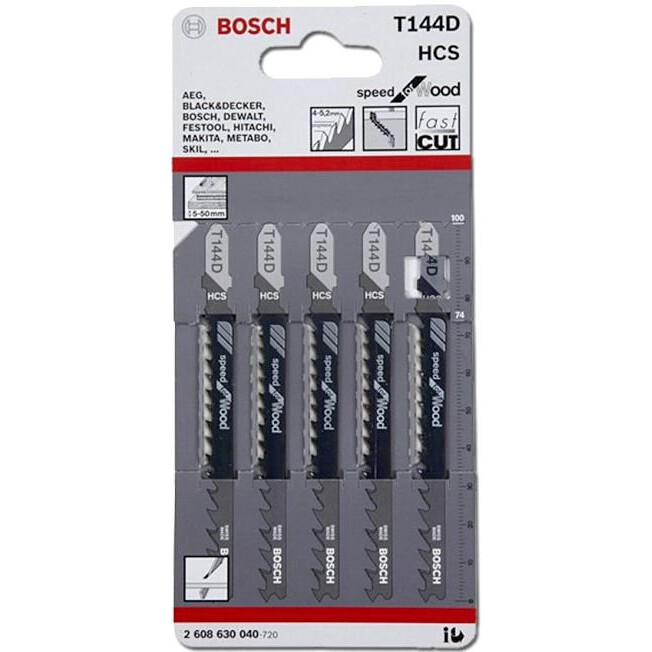 Пилки Bosch T144D HCS - 2608630040