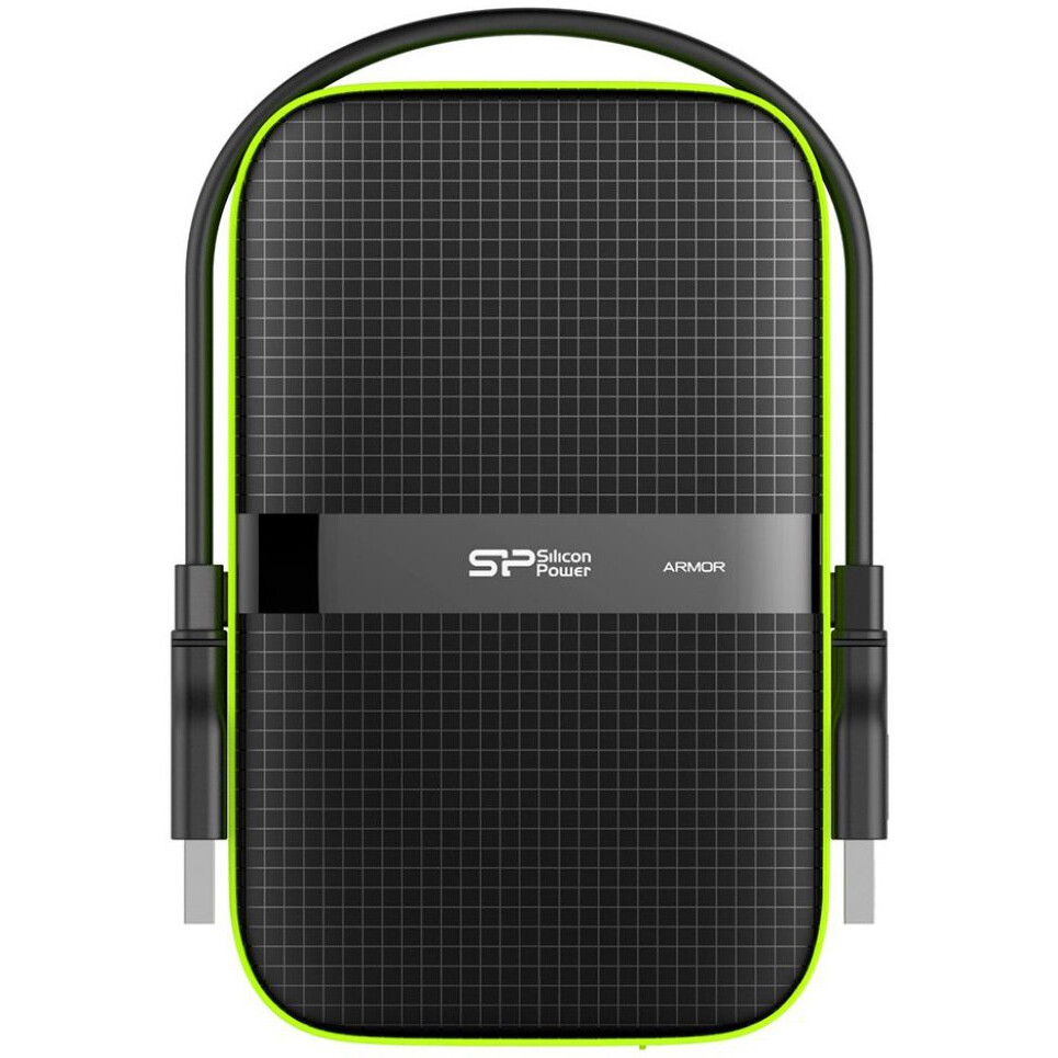 Внешний жёсткий диск 2Tb Silicon Power Armor A60 Black (SP020TBPHDA60S3K)