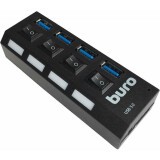 USB-концентратор Buro BU-HUB4-U3.0-L
