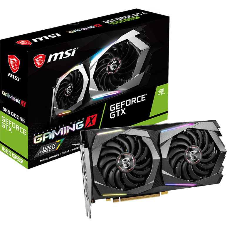 Видеокарта NVIDIA GeForce GTX 1660 Super MSI 6GB (GTX 1660 SUPER GAMING X) - фото 5