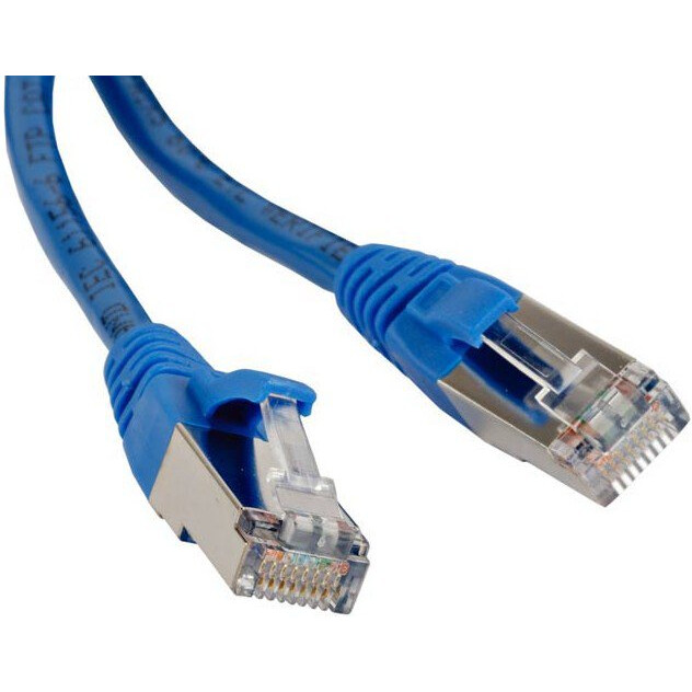 Патч-корд Hyperline PC-LPM-STP-RJ45-RJ45-C5e-5M-LSZH-BL, 5м