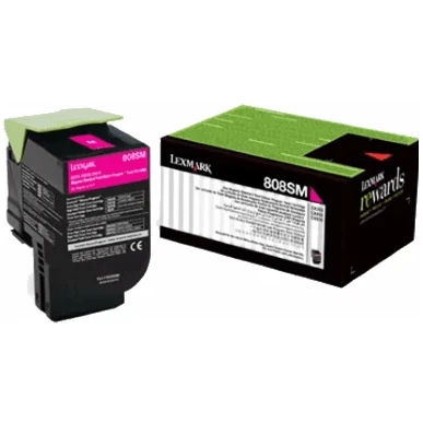 Картридж Lexmark 80C8SME Magenta