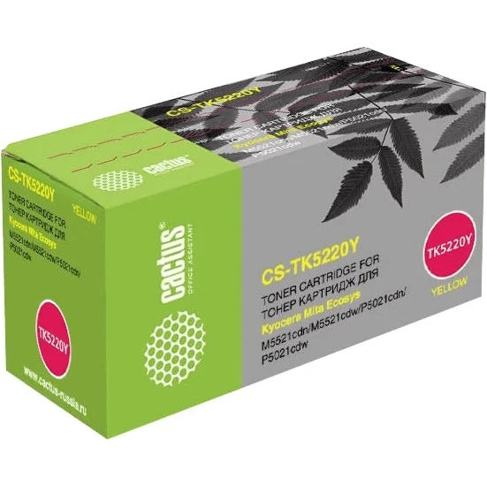 Картридж Cactus CS-TK5220Y Yellow