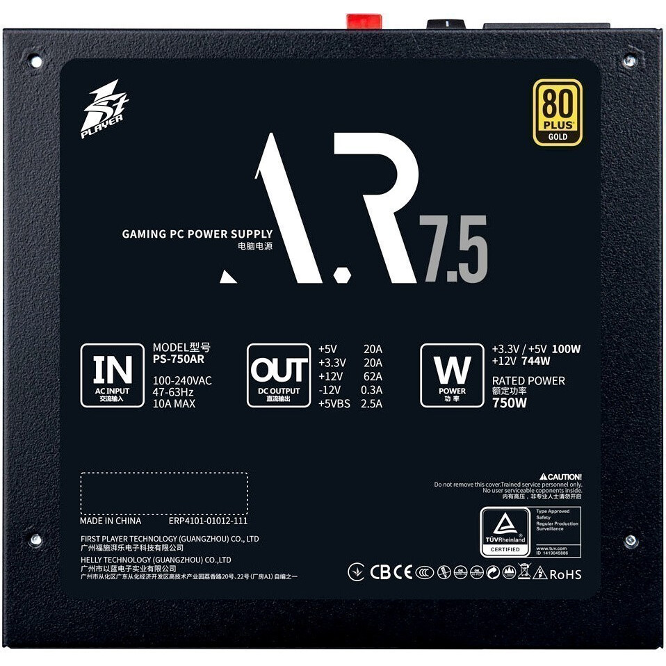 Блок питания 1stplayer ar 750w 80 gold