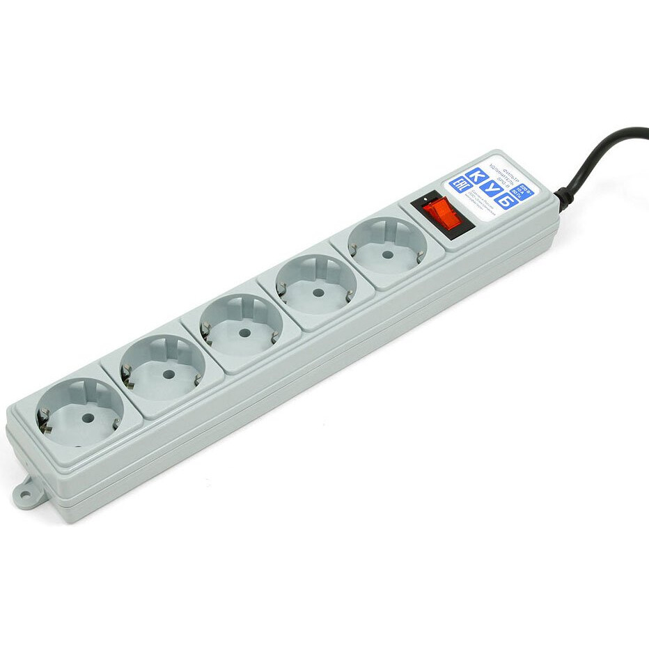 Сетевой фильтр Power Cube SPG-B-10 Grey - фото 2