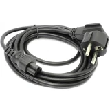 Кабель питания Schuko - C5, 3м, VCOM CE022-CU0.5-3M