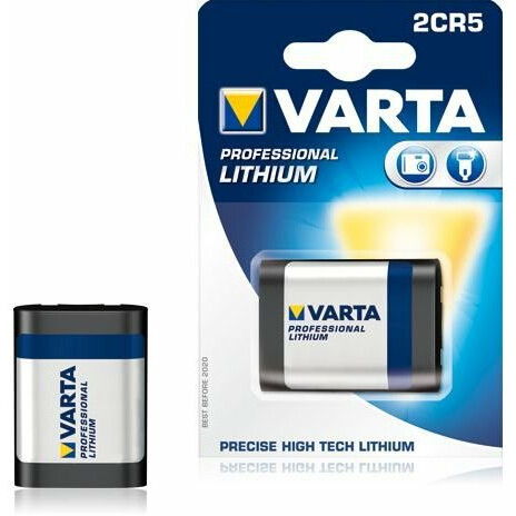 Батарейка Varta Professional Lithium (2CR5, 1 шт) - 06203301401