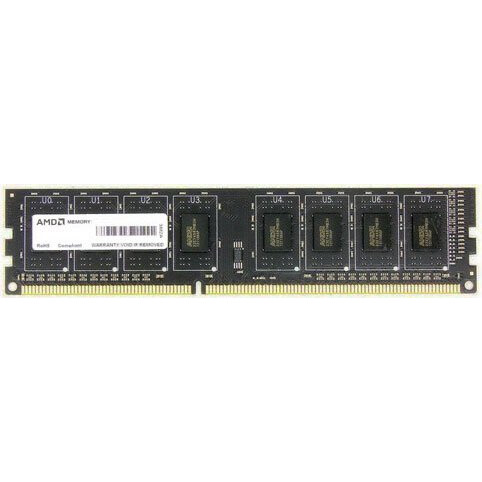 Оперативная память 8Gb DDR-III 1600MHz AMD Black (R538G1601U2S-U) RTL