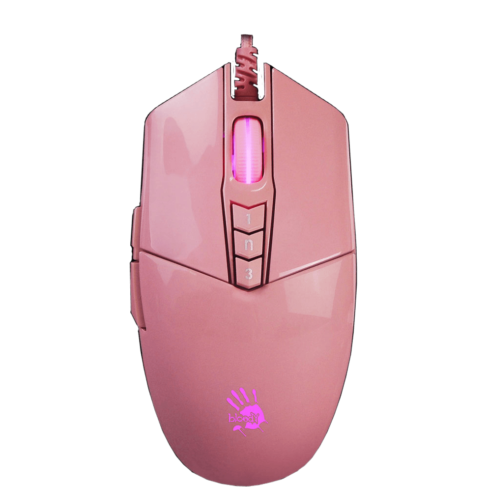 Мышь Bloody P91S Pink