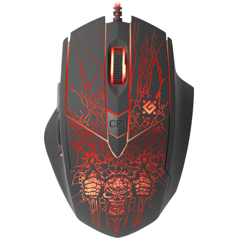 Мышь Defender Doom Fighter GM-260L Black (52260) - фото 2