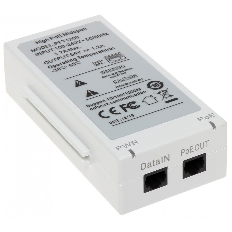 PoE инжектор Dahua DH-PFT1200