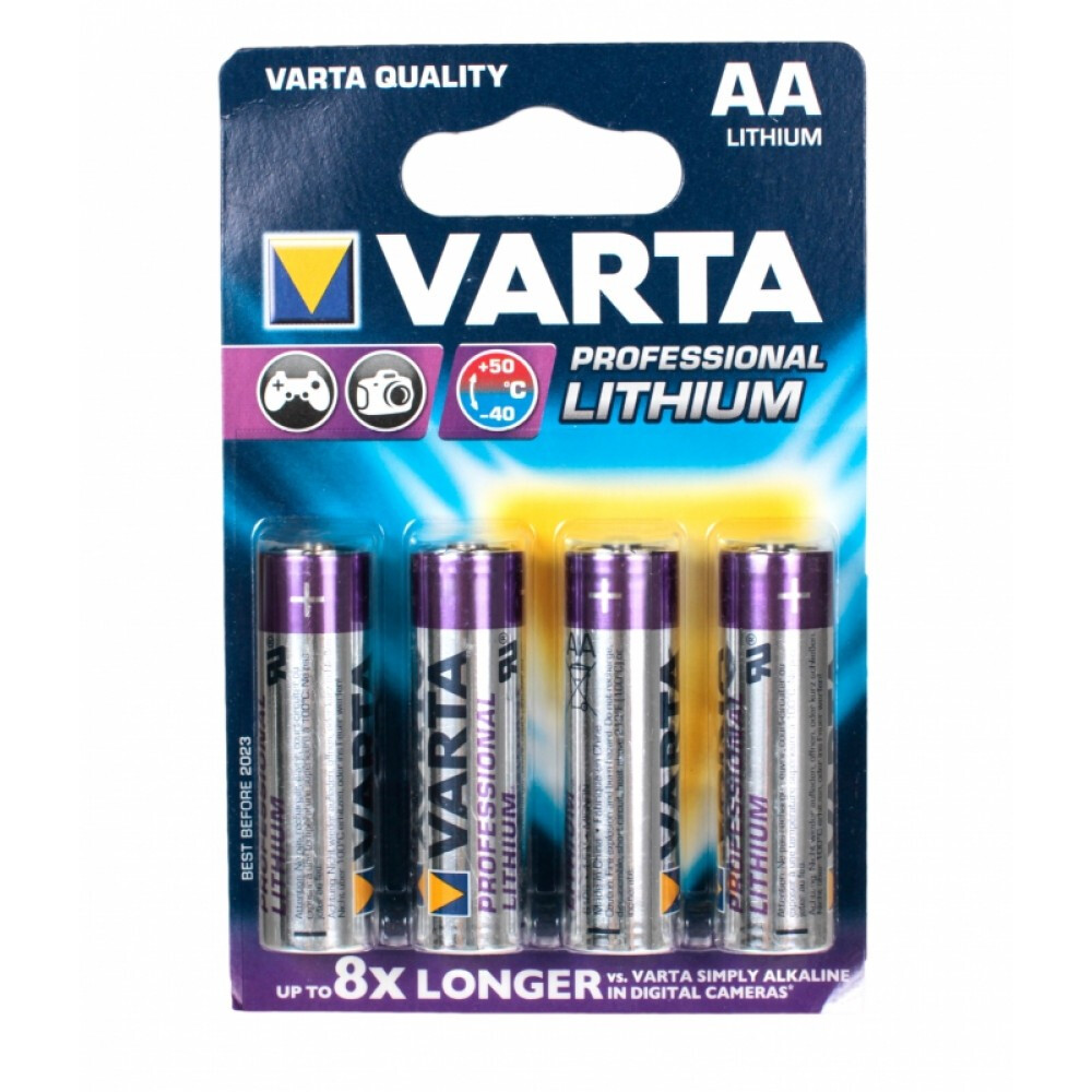 Батарейка Varta Ultra Lithium (AA, 4 шт.)