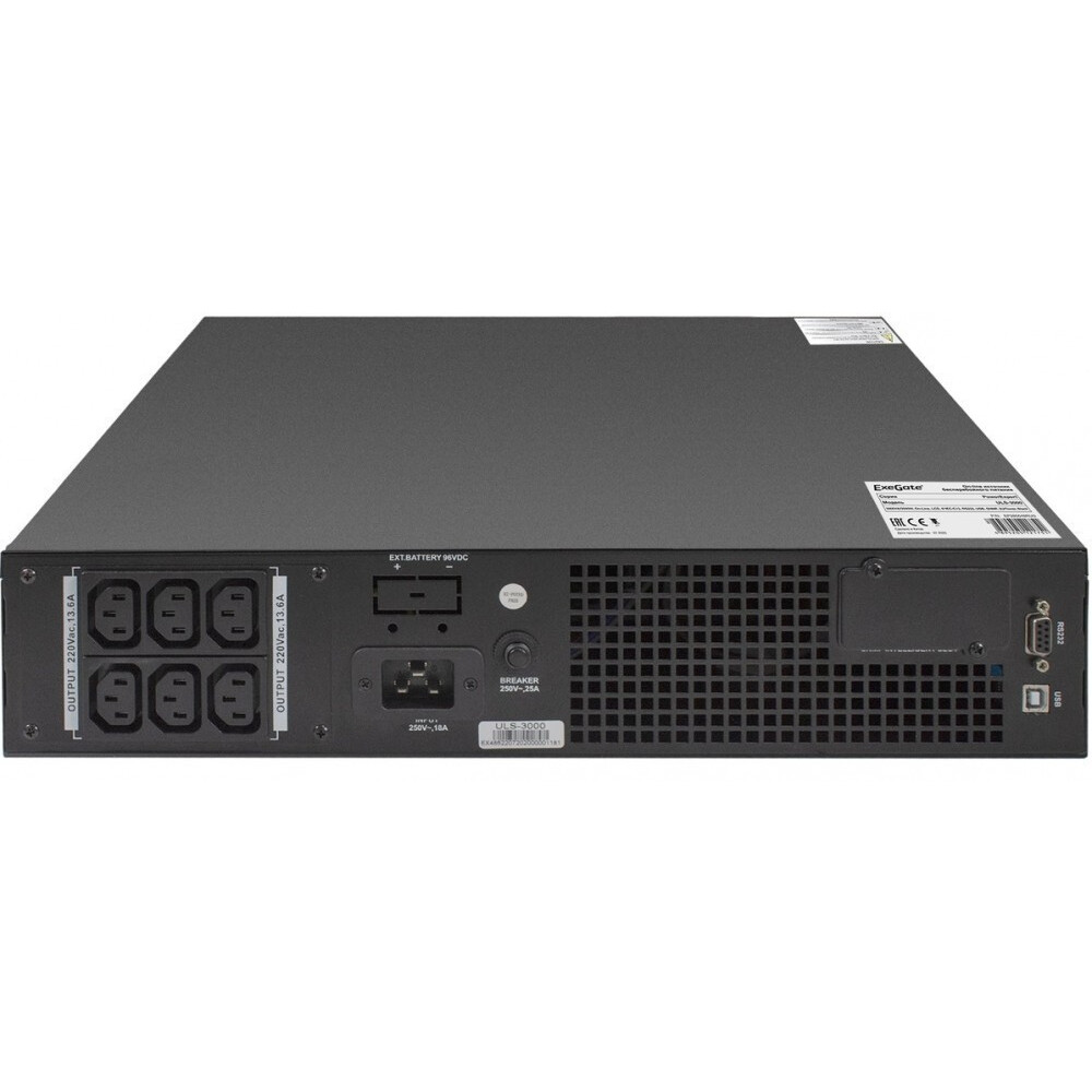 ИБП ExeGate SpecialPro ULS-3000 LED (C13,USB) - EP285648RUS - фото 5