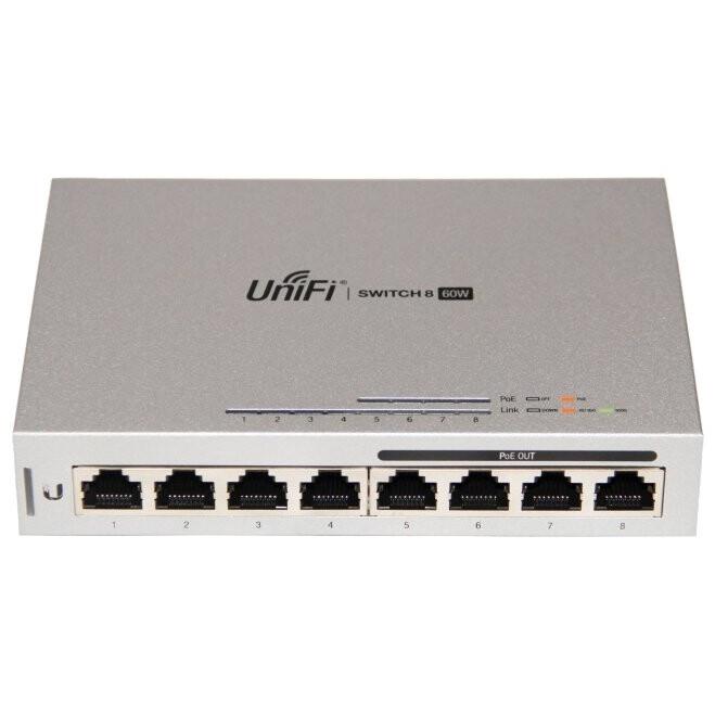 Коммутатор (свитч) Ubiquiti UniFi Switch 8-60W, 5 шт. - US-8-60W-5