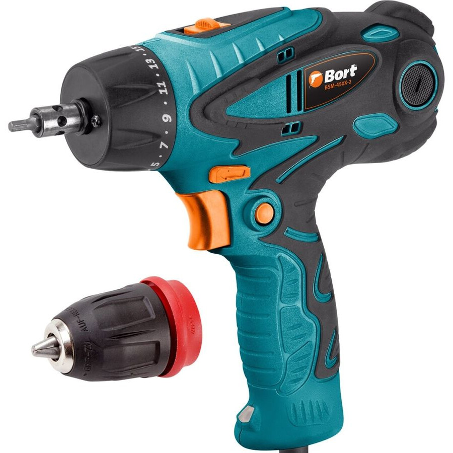 Дрель Bort BSM-450X2 - 93410600 - фото 2