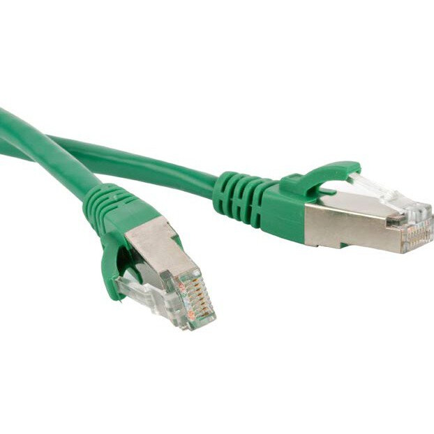 Патч-корд Hyperline PC-LPM-STP-RJ45-RJ45-C5e-5M-LSZH-GN, 5м