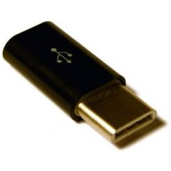 Переходник microUSB (F) - USB Type-C, KS-IS KS-294 Black - KS-294Black