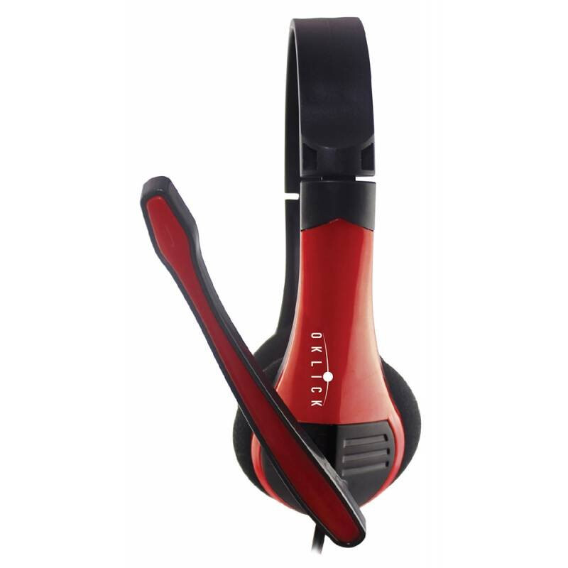 Гарнитура Oklick HS-M150 Black/Red - фото 2