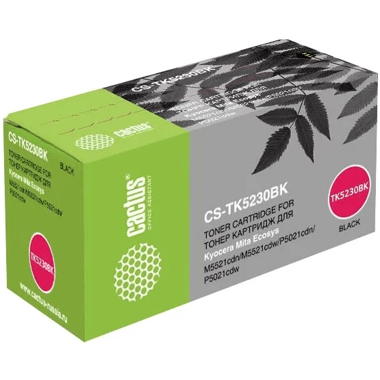Картридж Cactus CS-TK5230BK Black
