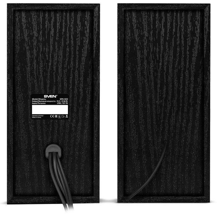 Колонки Sven SPS-603 Black - SV-015183 - фото 4
