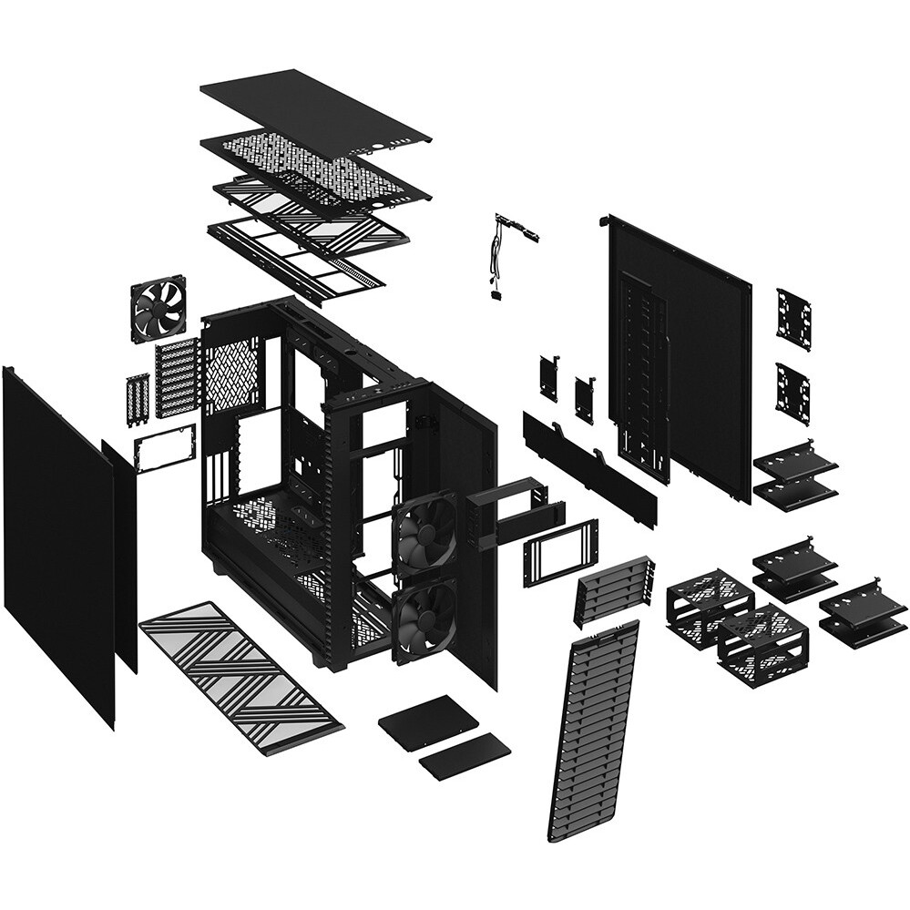 Корпус Fractal Design Define 7 XL Black - FD-C-DEF7X-01 - фото 20