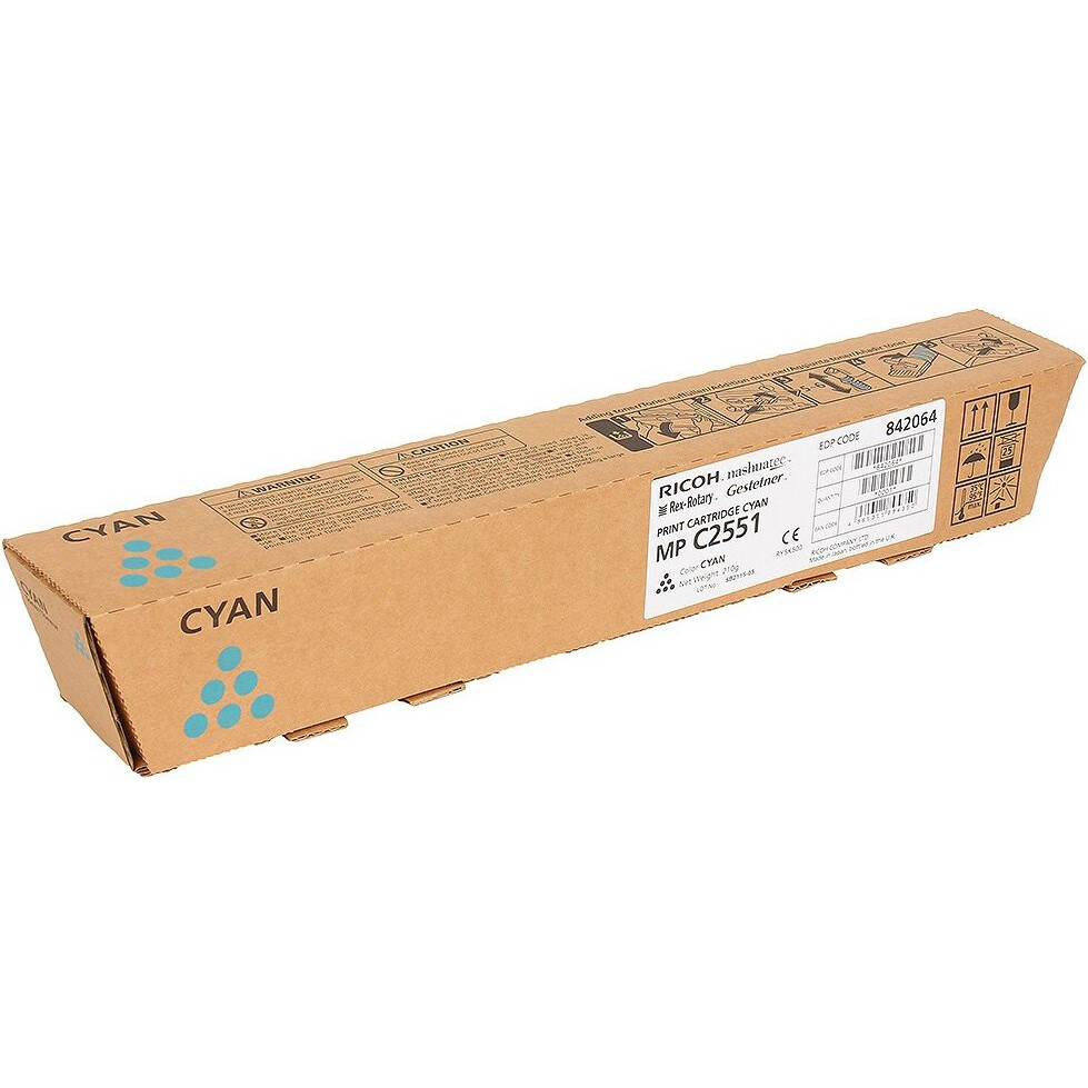 Картридж Ricoh MP C2551 Cyan