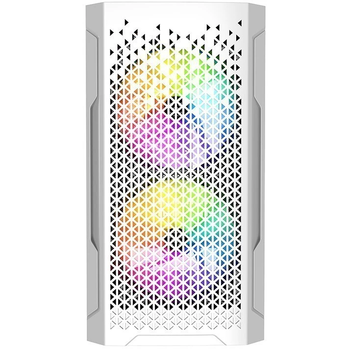 Корпус Powercase Mistral Micro Z3W Mesh LED White - CMIMZW-L3 - фото 2