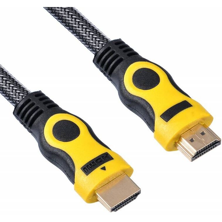 Кабель HDMI - HDMI, 1.8м, Buro HDMI 19M-19M BRAID - фото 3
