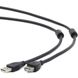 Кабель удлинительный USB A (M) - USB A (F), 3м, Gembird CCF2-USB2-AMAF-10