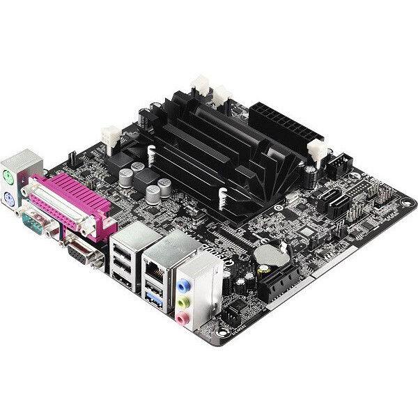 Материнская плата ASRock Q1900B-ITX + Celeron J1900 onboard - фото 2