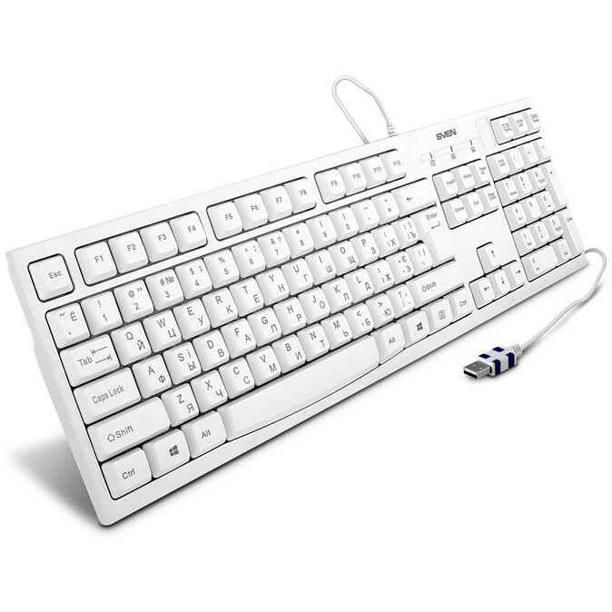 Клавиатура Sven KB-S300 White - SV-016647 - фото 2