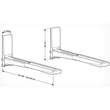 Кронштейн для микроволновой печи Holder MWS-2003 Metallic