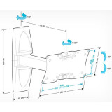 Кронштейн Holder LCDS-5063 White