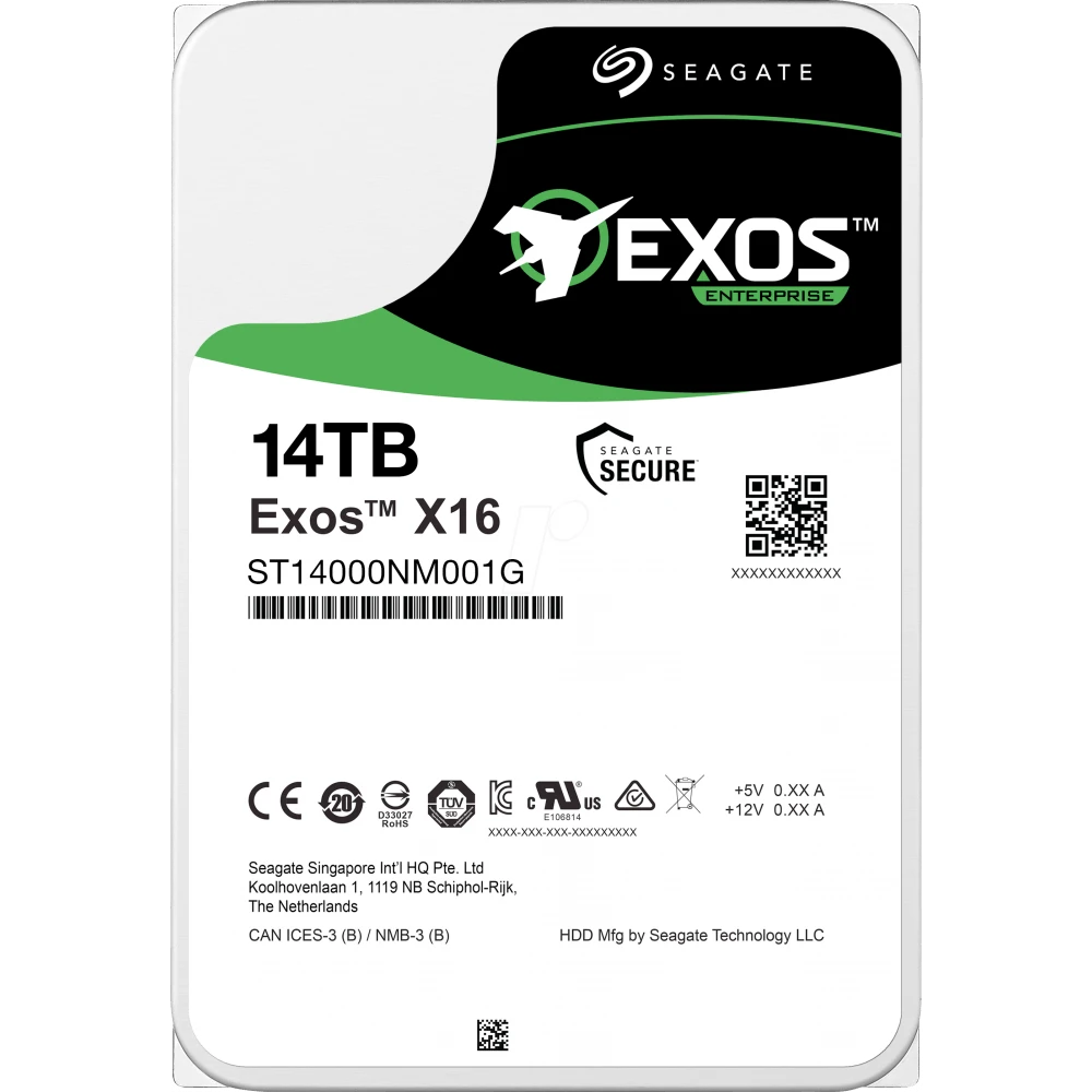 Жёсткий диск 14Tb SATA-III Seagate Exos X16 (ST14000NM001G)