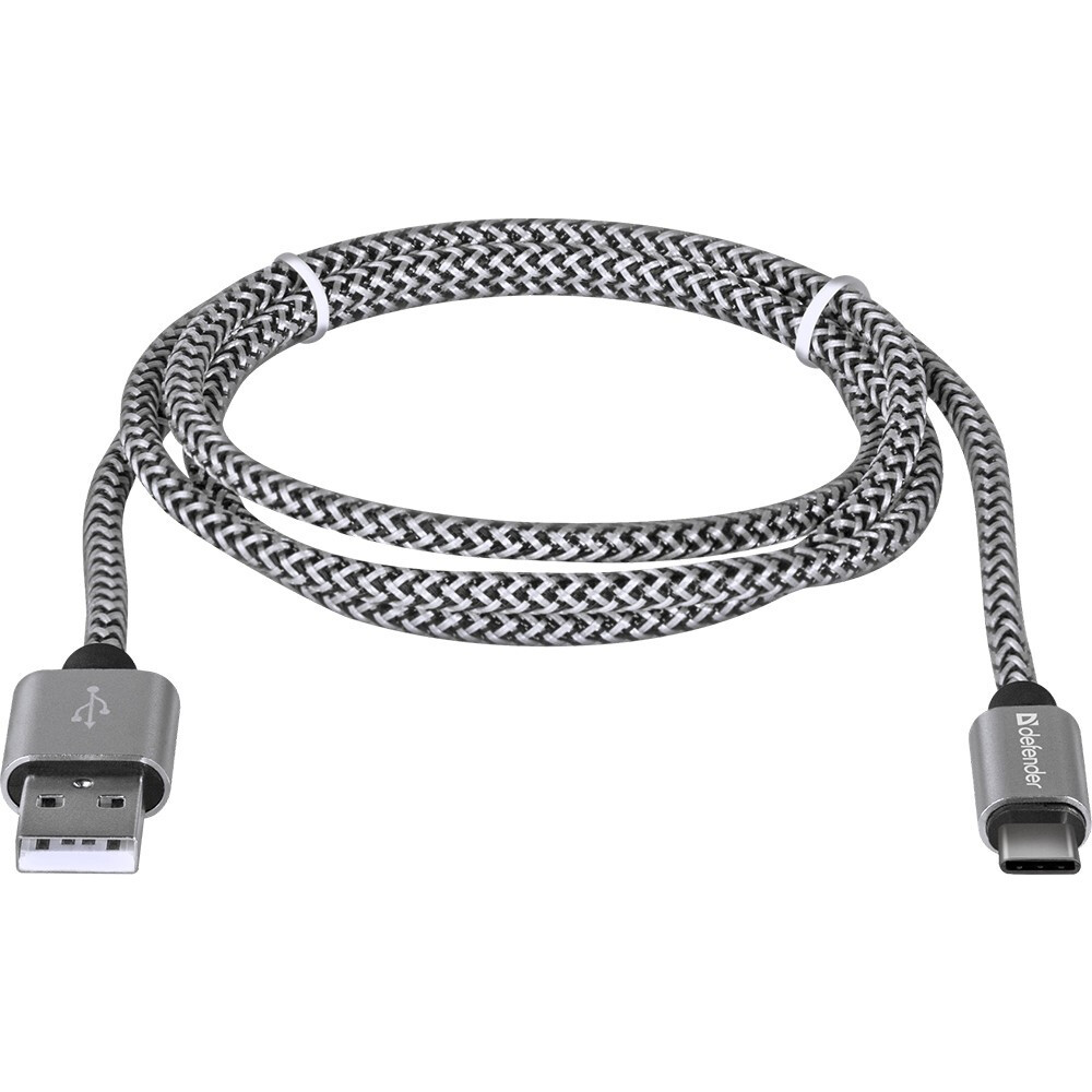 Кабель USB - USB Type-C, 1м, Defender USB09-03T PRO (87815)