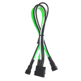 Переходник Molex - 2x 3-pin, 0.3м, Nanoxia NX42A30GWS