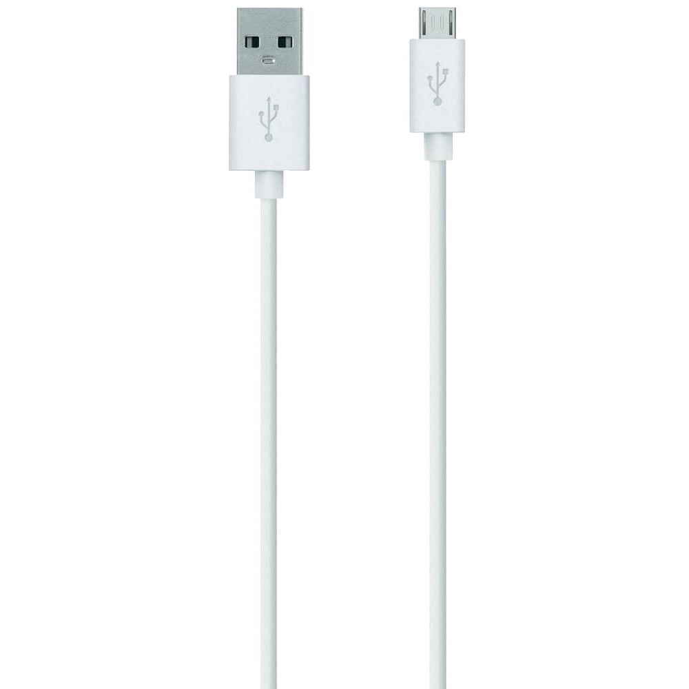 Кабель USB A (M) - microUSB B (M), 2м, Belkin F2CU012bt2M-WHT