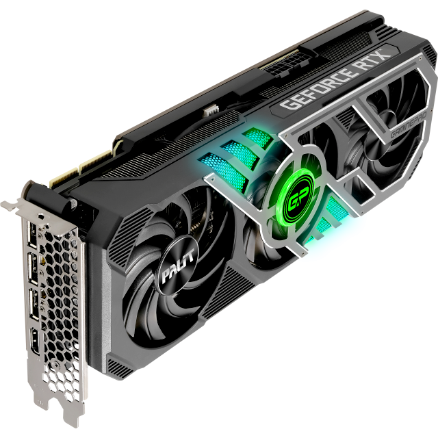 Видеокарта NVIDIA GeForce RTX 3090 Palit GamingPro 24Gb (NED3090019SB-132BA)