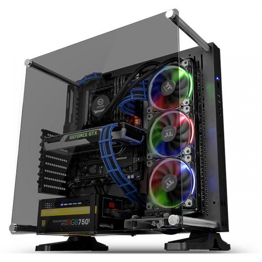 Корпус Thermaltake Core P3 Tempered Glass Black (CA-1G4-00M1WN-06) - фото 7