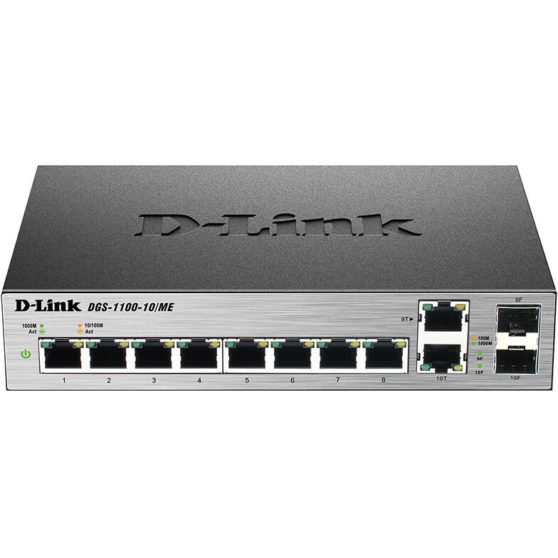 Коммутатор (свитч) D-Link DGS-1100-10/ME