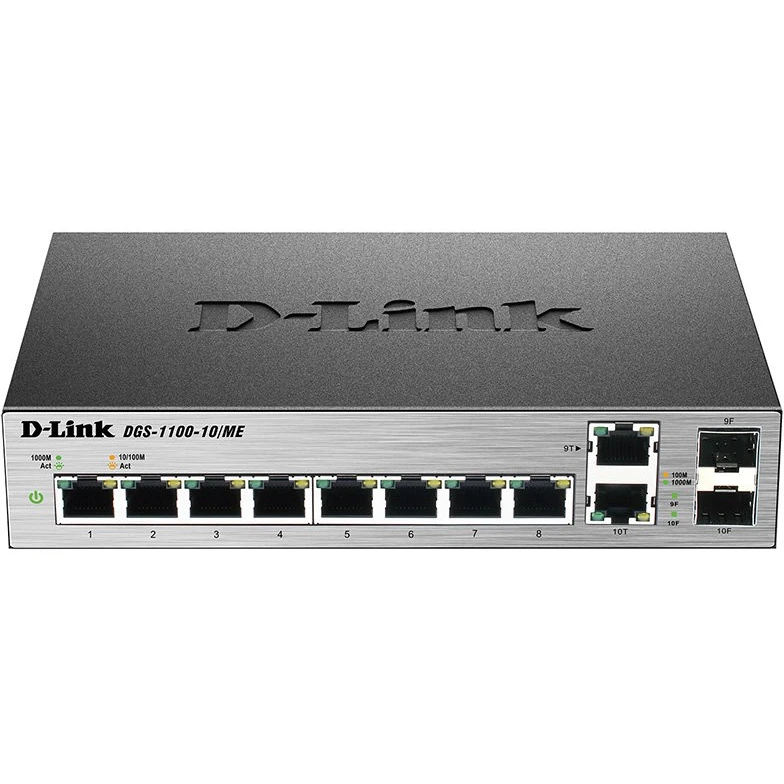 Коммутатор (свитч) D-Link DGS-1100-10/ME