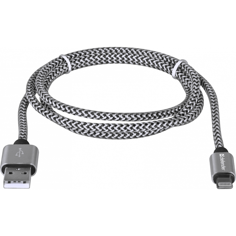 Кабель USB - Lightning, 1м, Defender ACH01-03T PRO (87809) - фото 2