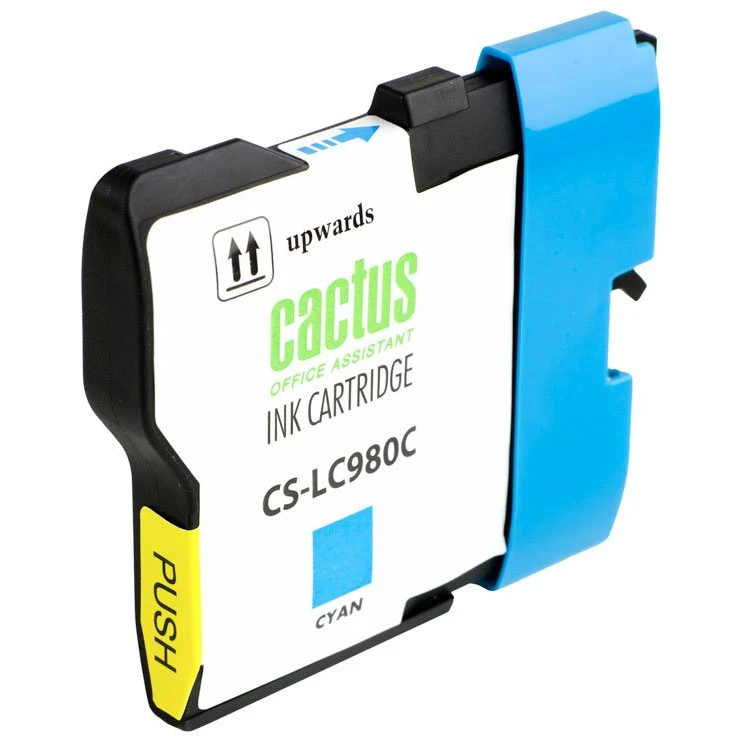 Картридж Cactus CS-LC980C Cyan - фото 2