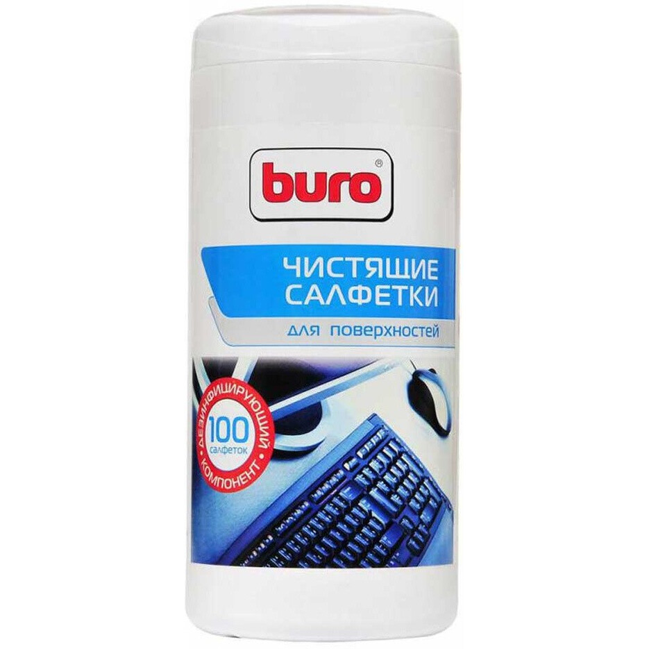 Чистящие салфетки Buro BU-ASURFACE, 100 шт.